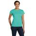 LAT 3516 Women's Fine Jersey T-Shirt in Caribbean size 2XL | Ringspun Cotton LA3516