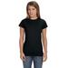 Gildan G640L Women's Softstyle Womenâ€™s T-Shirt in Black size Small | Cotton 64000L