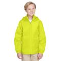 Team 365 TT73Y Youth Zone Protect Lightweight Jacket in Safety Yellow size Medium | Polyester