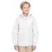 Team 365 TT73Y Youth Zone Protect Lightweight Jacket in White size XL | Polyester