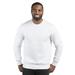 Threadfast Apparel 320C Ultimate Crewneck Sweatshirt in White size Medium | Cotton/Polyester Blend