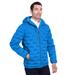 North End NE708 Men's Loft Puffer Jacket in Olympic Blue/Carbon size XL | Polyester