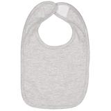 Rabbit Skins RS1005 Infant Premium Jersey Bib in Heather | Ringspun Cotton LA1005, 1005