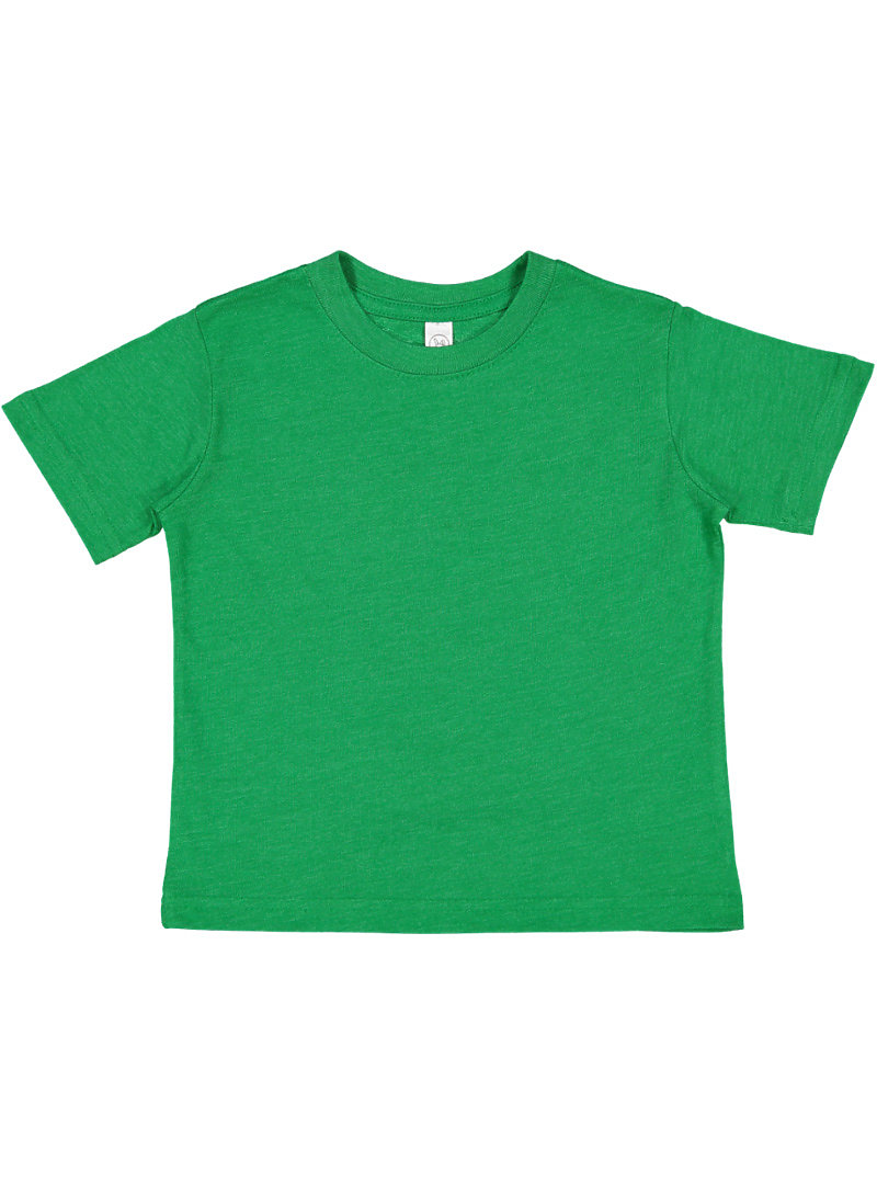 Rabbit Skins 3321 Toddler Fine Jersey T Shirt in Vintage Green size 5/6 | Cotton LA3321, RS3321