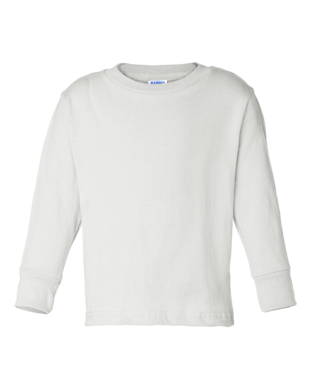Rabbit Skins 3311 Toddler Long Sleeve Top in White size 5/6 | Cotton LA3311