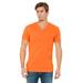 Bella + Canvas 3005 Jersey Short-Sleeve V-Neck T-Shirt in Orange size 2XL | Cotton/Polyester Blend BC3655, BC3005CVC, 3655, 3005CVC, 3655C, B3005, BC3005