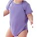 Rabbit Skins 4424 Infant Fine Jersey Bodysuit in Lavender size 12MOS | Cotton LA4424, RS4424