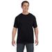 Hanes H5590 Men's Authentic-T Cotton T-Shirt with Pocket in Black size XL 5590