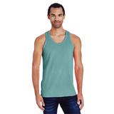 ComfortWash by Hanes GDH300 Men's 5.5 oz. Ringspun Cotton Garment-Dyed Tank Top in Cypress Green size Small