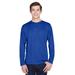 Team 365 TT11L Men's Zone Performance Long-Sleeve T-Shirt in Sport Royal Blue size Medium | Polyester