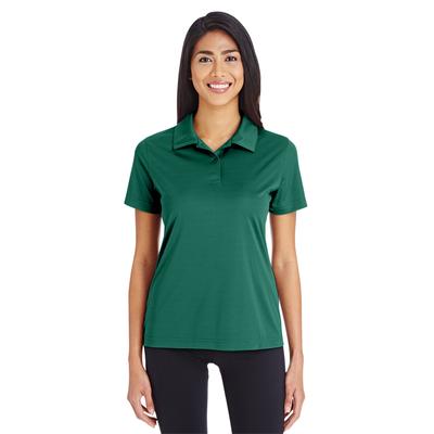 Team 365 TT51W Women's Zone Performance Polo Shirt in Sport Forest Green size XS | Polyester