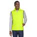 Harriton M985 Adult 8 oz. Fleece Vest in Safety Yellow size 2XL