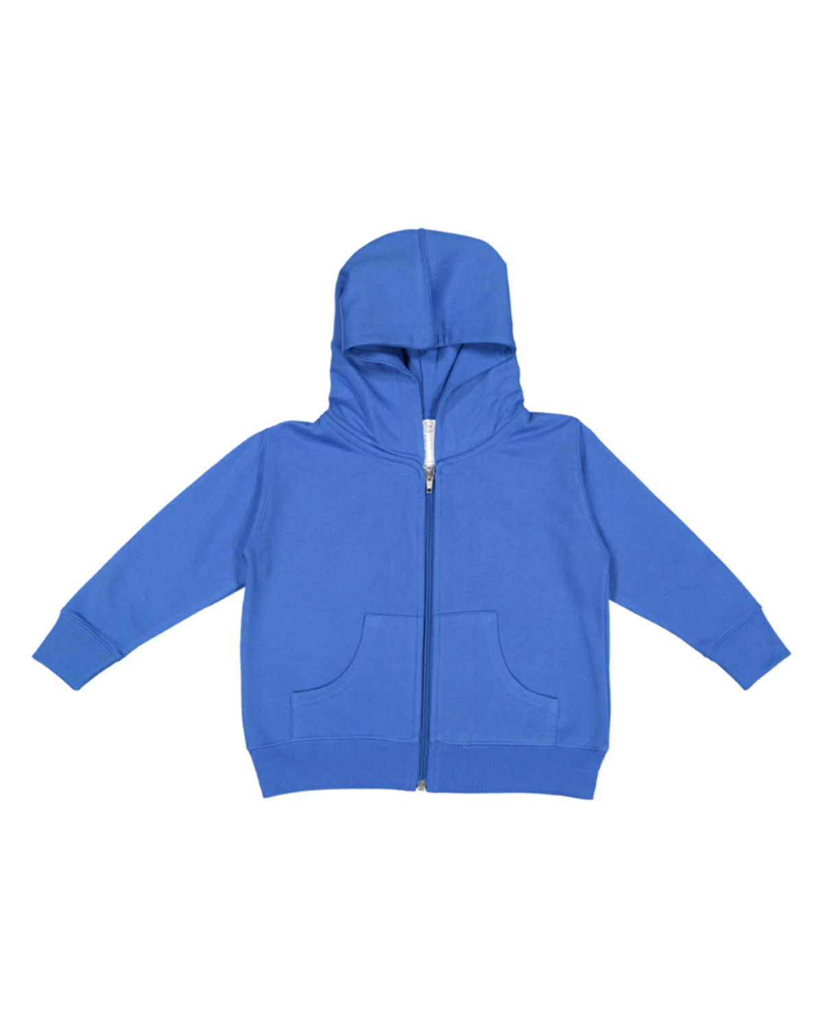 Rabbit Skins 3346 Toddler Zip Fleece Hoodie in Royal Blue size 4 | Ringspun Cotton LA3346