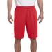 Augusta Sportswear 1420 Athletic Adult Training Short in Red size Small | Polyester