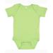 Rabbit Skins 4400 Infant Baby Rib Bodysuit in Key Lime size Newborn | Ringspun Cotton LA4400, RS4400