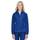 Harriton M990W Women's 8 oz. Full-Zip Fleece T-Shirt in True Royal Blue size XS | Polyester