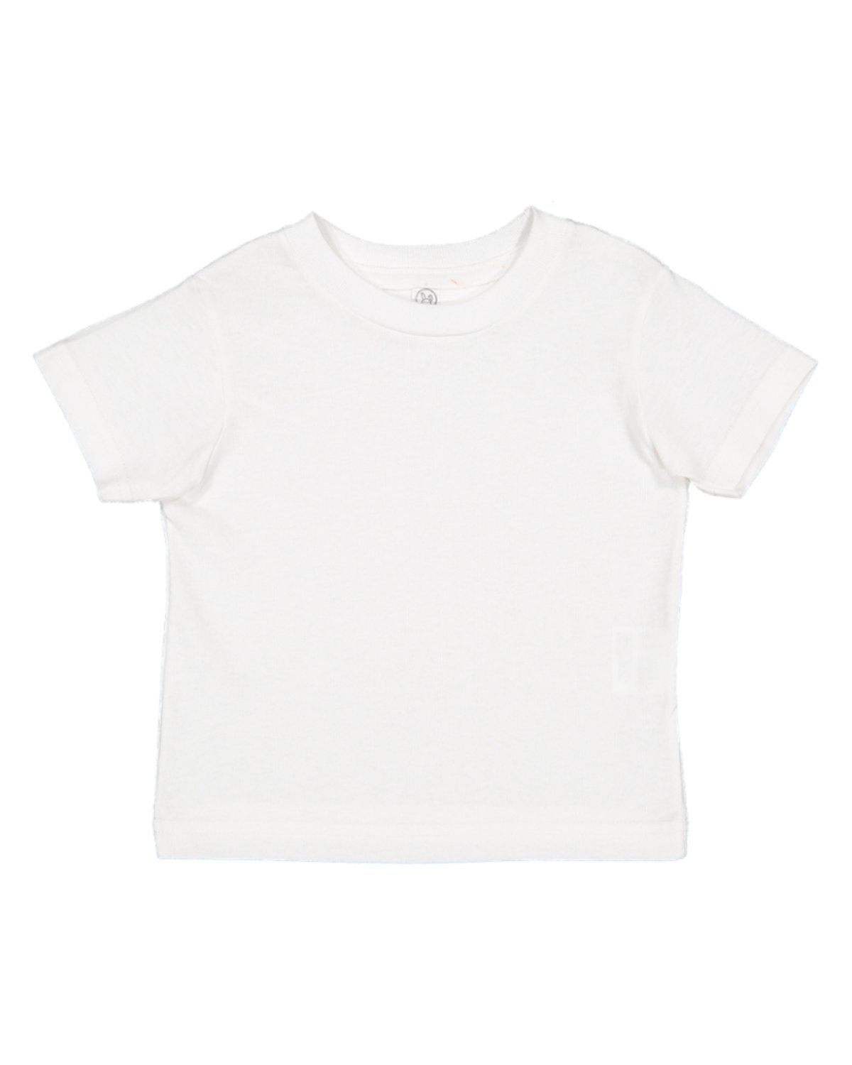 Rabbit Skins 3321 Toddler Fine Jersey T Shirt in White size 2 | Cotton LA3321, RS3321