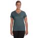 Augusta Sportswear 1790 Women's Wicking T-Shirt in Graphite Grey size Medium | Polyester