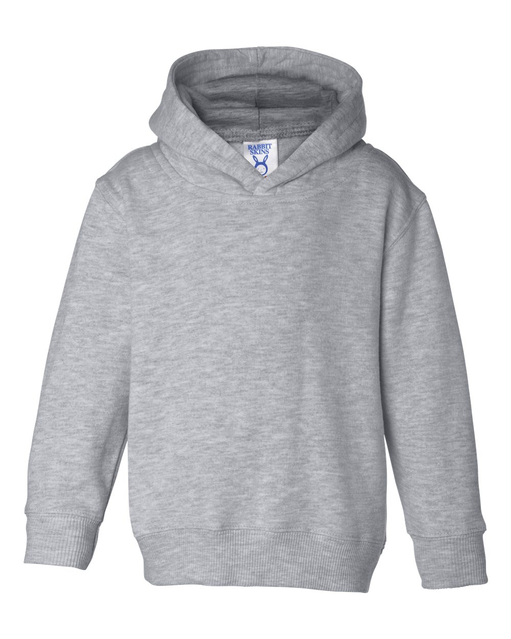 Rabbit Skins 3326 Toddler Pullover Fleece Hoodie in Heather size 2 | Ringspun Cotton LA3326