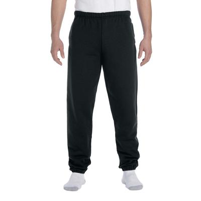 Jerzees 4850P SUPER SWEATS NuBlend - Sweatpant with Pockets in Black size Medium 4850MP, 4850MR