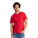 Hanes 5180 Beefy-T-Shirt - Cotton T-Shirt in Deep Red size Small
