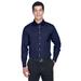 Devon & Jones DG530 Men's Crown Woven Collection Solid Stretch Twill in Navy Blue size 2XL