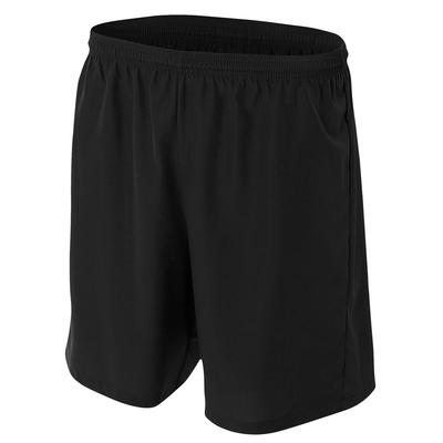 A4 NB5343 Youth Woven Soccer Shorts in Black size Small | Polyester A4NB5343