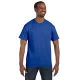 Hanes 5250T Men's Authentic-T T-Shirt in Deep Royal Blue size Small | Cotton 5250