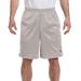 Champion 81622 Adult 3.7 oz. Mesh Short with Pockets in Grey size Large | Polyester S162