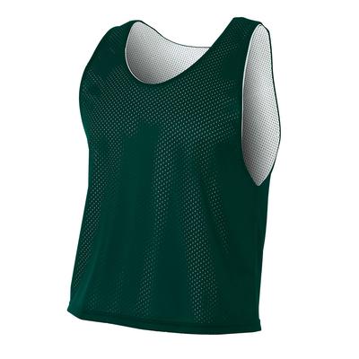 A4 N2274 Athletic Men's Lacrosse Reversible Practice Jersey T-Shirt in Forest Green/White size 2XL | Polyester A4N2274