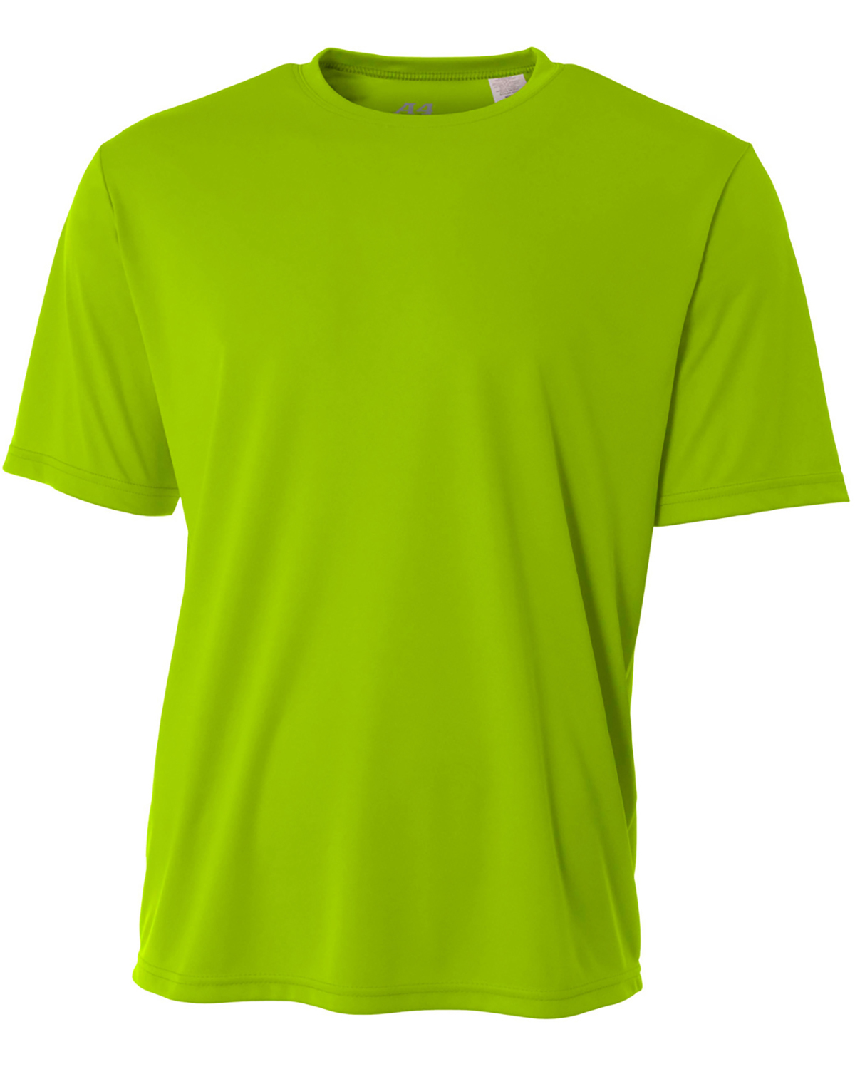 A4 NB3142 Youth Cooling Performance Crew T-Shirt in Lime size XL | Polyester A4NB3142