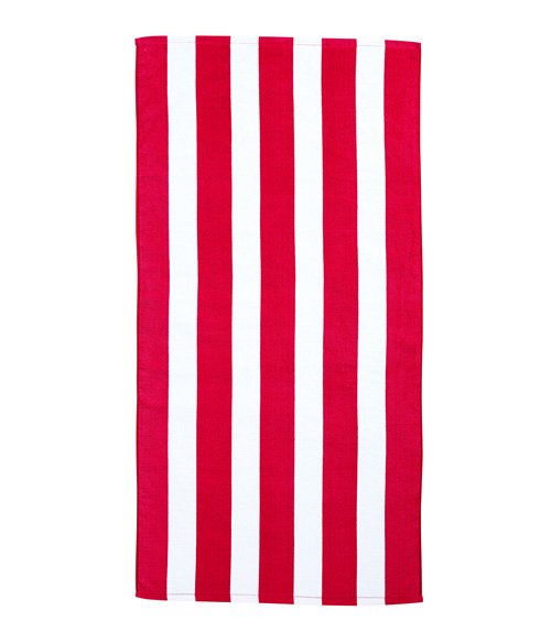 Carmel Towel Company C3060 Velour Beach in Red size ONE | Cotton C3060X, C3060P, LBC3060, C3060S, C3060C, C3060A