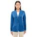 Devon & Jones DP462W Women's Perfect Fit Shawl Collar Cardigan Jacket in French Blue size Large | Triblend