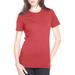 Next Level 6610 Women's CVC T-Shirt in Cardinal size XS | Cotton/Polyester Blend NL6610