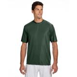 A4 N3142 Men's Cooling Performance T-Shirt in Forest Green size 3XL | Polyester A4N3142