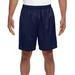 A4 N5293 Adult Seven Inch Inseam Mesh Short in Navy Blue size 3XL | Polyester A4N5293