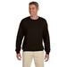 Hanes F260 Ultimate Cotton - Crewneck Sweatshirt in Dark Chocolate size Medium