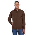 Team 365 TT80 Men's Leader Soft Shell Jacket in Sport Dark Brown size Medium