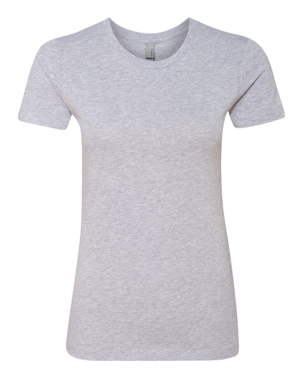 Next Level N3900 Women's Women’s Cotton T-Shirt in Heather Grey size Medium | combed ringspun cotton fine jersey 3900, NL3900