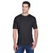 UltraClub 8420 Athletic Men's Cool & Dry Sport Performance Interlock T-Shirt in Black size 4XL | Polyester