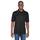 UltraClub 8425 Men's Cool &amp; Dry Sport Performance Interlock Polo Shirt in Black size Large | Polyester