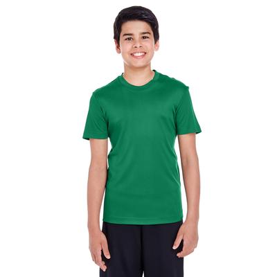 Team 365 TT11Y Youth Zone Performance T-Shirt in Sport Kelly size XS | Polyester