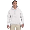 Gildan G125 DryBlend Pullover Hooded Sweatshirt in White size 2XL | Fleece G12500, 12500