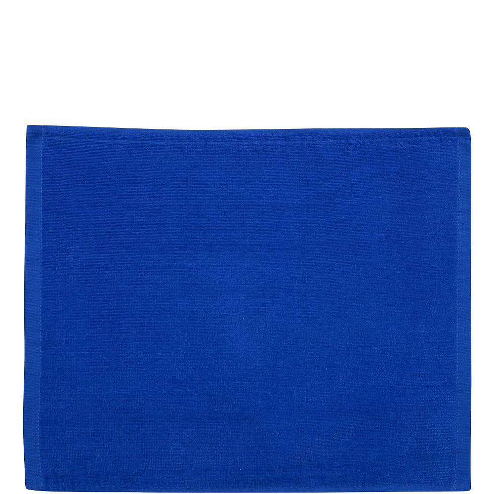 Carmel Towel Company C1518 Carml 15 X18 Velour Hem Twl in Royal Blue size ONE | Cotton