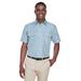 Harriton M580 Men's Key West Short-Sleeve Performance Staff Shirt in Cloud Blue size 2XL | Polyester