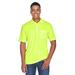CORE365 88181P Men's Origin Performance PiquÃ© Polo with Pocket Shirt in Safety Yellow size 3XL | Polyester