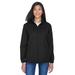 North End 78032 Women's Techno Lite Jacket in Black size Medium | Polyester