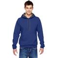 Fruit of the Loom SF76R Adult 7.2 oz. SofSpun Hooded Sweatshirt in Admiral Blue size Medium | Cotton/Polyester Blend