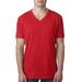 Next Level 6240 Men's CVC V T-Shirt in Red size XL | Ringspun Cotton NL6240