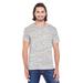 Threadfast Apparel 104A Men's Blizzard Jersey Short-Sleeve T-Shirt in Silver size Large | Ringspun Cotton